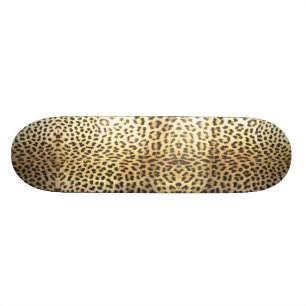 Leopard Print Skateboard