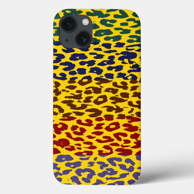 Leopard Print Skin Stripe Pattern 2 Case-Mate iPhone Case (Back)