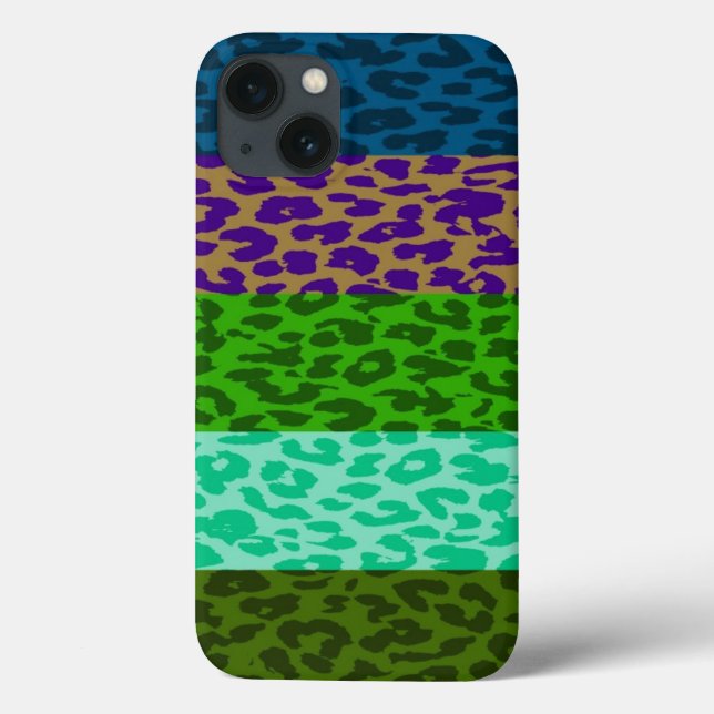 Leopard Print Skin Stripe Pattern 8 Case-Mate iPhone Case (Back)