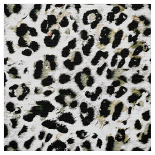 Leopard - print spotted animal-print fabric