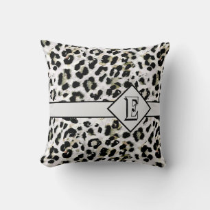 Leopard - print spotted animal-print spots throw pillow