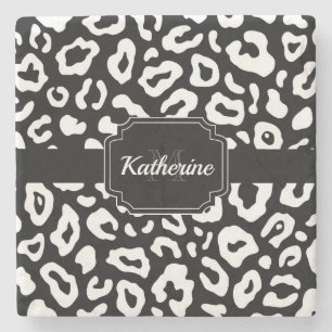 Leopard Print Stone Coaster