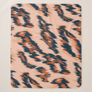 Leopard Print: Textile Seamless Design. Sherpa Blanket