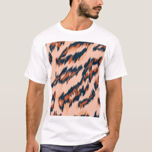 Leopard Print: Textile Seamless Design. T-Shirt