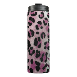 Leopard Print Thermal Tumbler
