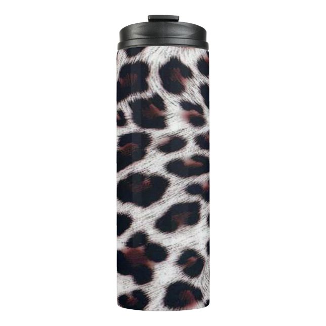 Leopard Print Thermal Tumbler (Front)