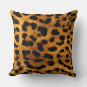 Leopard Print Throw Pillow