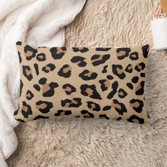Leopard Print Throw Pillow (Blanket)