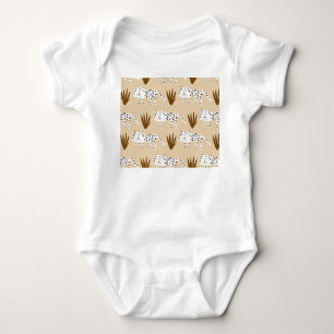 Leopard Print: Timeless Pattern. Baby Bodysuit