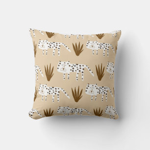Leopard Print: Timeless Pattern. Throw Pillow