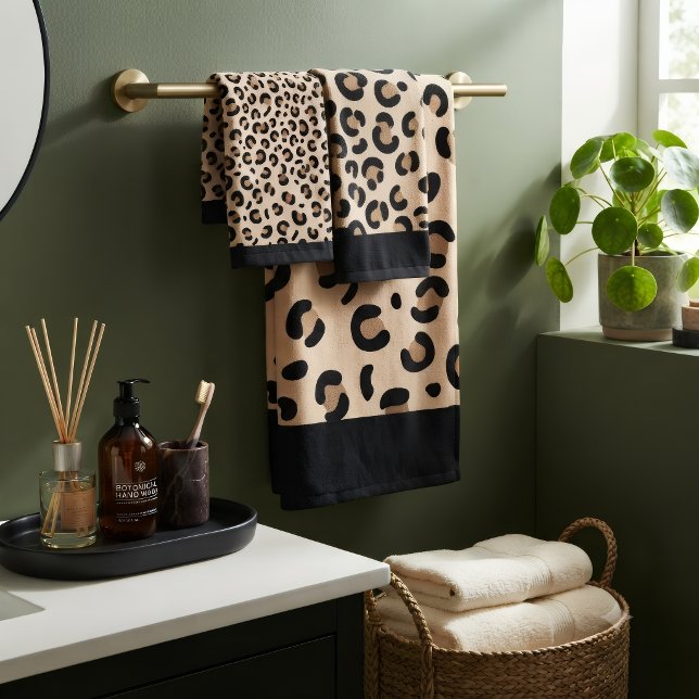 Leopard Print Towel Set (Creator Uploaded)