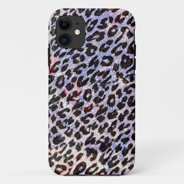 Leopard print vintage Case-Mate iPhone case (Back)