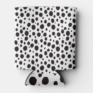 Leopard Print Vintage Seamless Design Can Cooler
