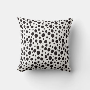 Leopard Print Vintage Seamless Design Throw Pillow