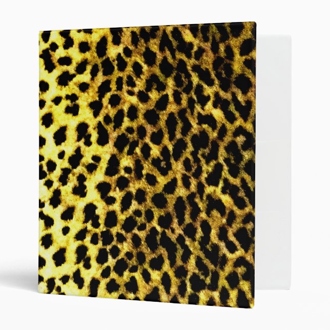 Leopard Print Wallpaper Binder (Front/Inside)