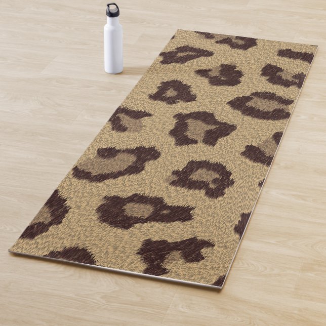 Leopard Print Yoga Mat (In Situ)