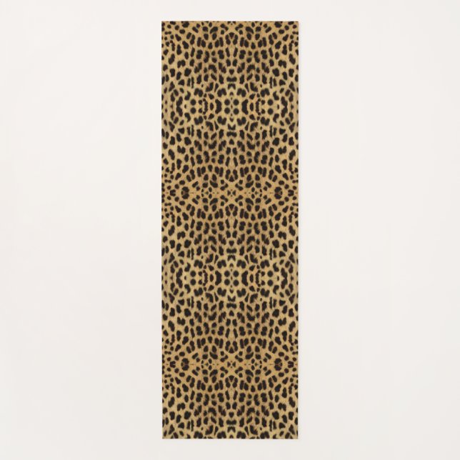 Leopard Print Yoga Mat (Front)