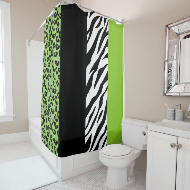 Leopard Print, Zebra Print, Animal Print, Green (In Situ)