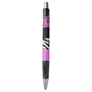 Leopard Print, Zebra Print, Animal Print, Pink Pen
