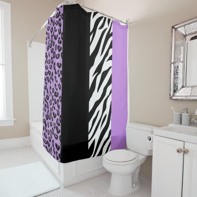 Leopard Print, Zebra Print, Animal Print, Purple (In Situ)