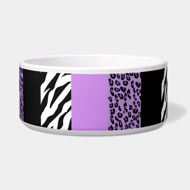 Leopard Print, Zebra Print, Animal Print, Purple (Front)