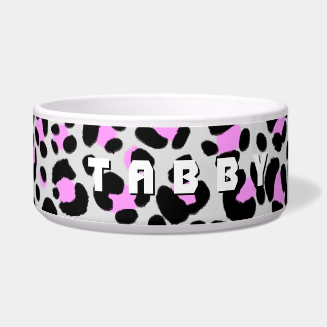 Leopard  Purple Black Personalized (Right)