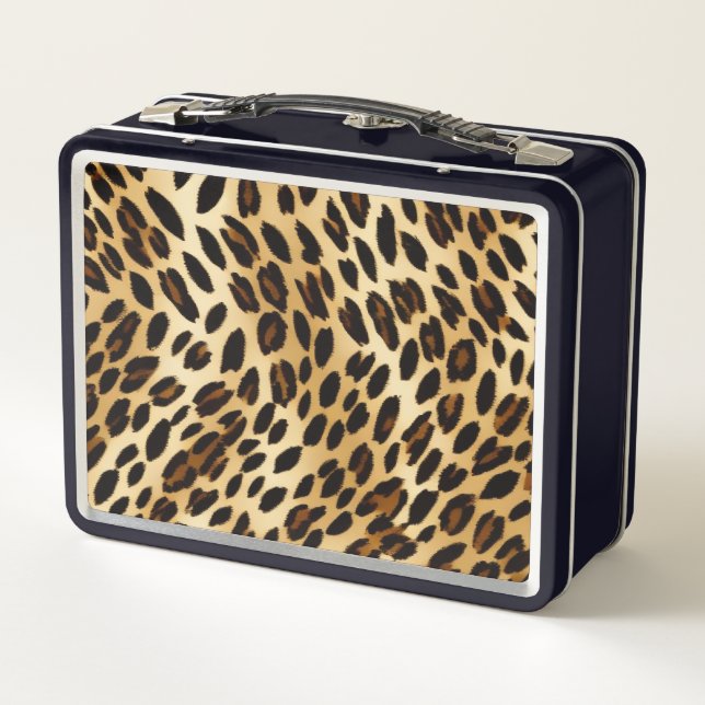 Leopard Purse/Lunch Box (Back)