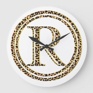 Leopard R Large Clock