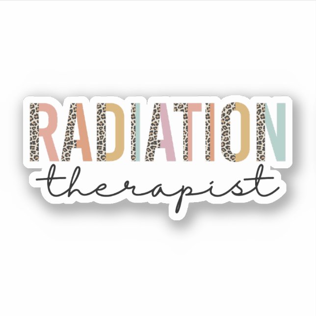 Leopard Radiation Therapist, Rad Therapy Grad Gift (Front)