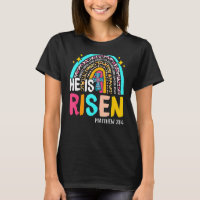 Leopard Rainbow He Is Risen Jesus Christian Happy 