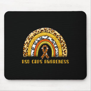 Leopard Rainbow Rsd Crps Warrior  Mouse Pad