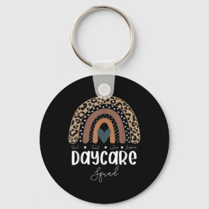 Leopard Rainbow Teacher Student, School Nanny Dayc Keychain