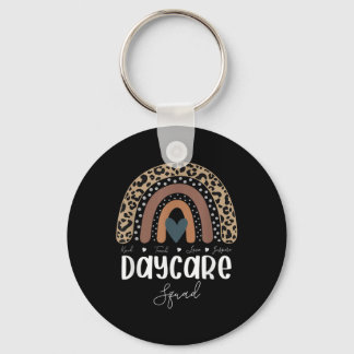 Leopard Rainbow Teacher Student, School Nanny Dayc Keychain