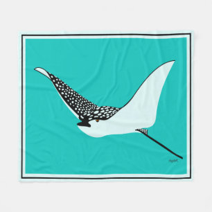 Leopard Ray Throw Blanket