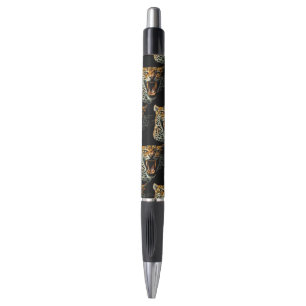 Leopard roaring attack head pen