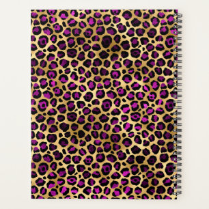 Léopard rose et or