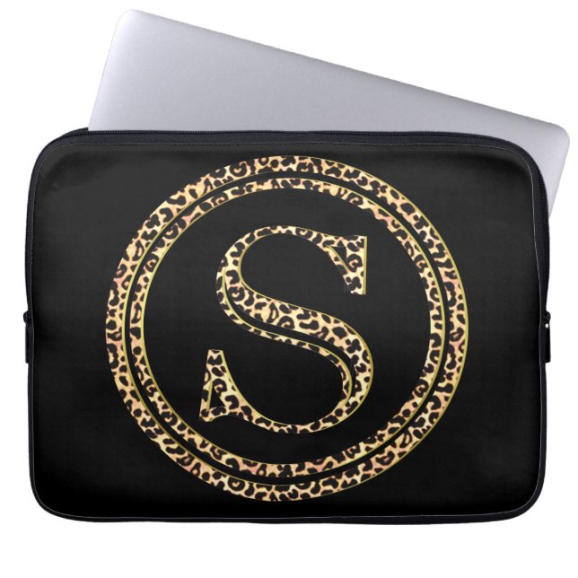 Leopard S Laptop Sleeve (Front)