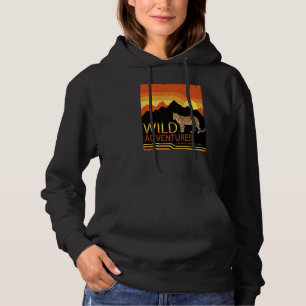 Leopard safari savannah Africa wild cat adventure Hoodie