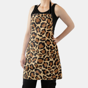 Leopard Seamless Pattern Apron