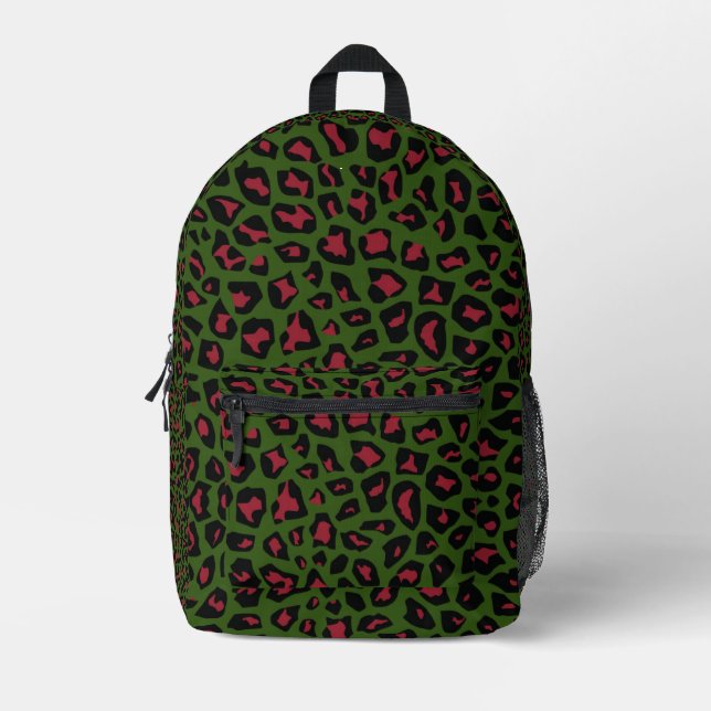 Leopard Seamless Pattern  Printed Backpack (Front)