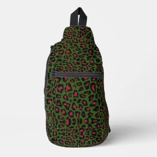 Leopard Seamless Pattern Sling Bag