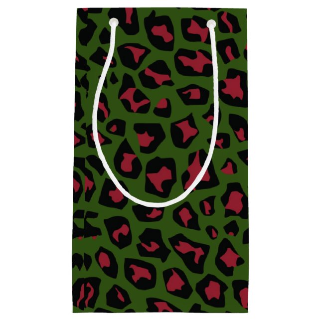 Leopard Seamless Pattern  Small Gift Bag (Front)