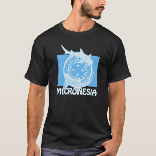 Leopard Shark Whitetip Reef Shark On Micronesian F T-Shirt