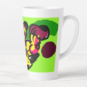 Leopard shine latte mug