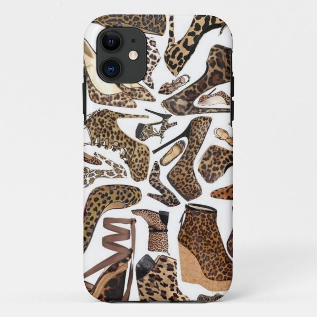 Leopard Shoe Chic Case-Mate iPhone Case (Back)