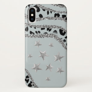 Leopard-silver iPhone / iPad Cover