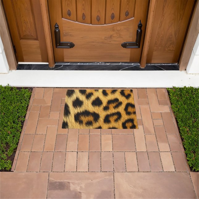 Leopard Skin Animal Print Doormat (Outdoor)