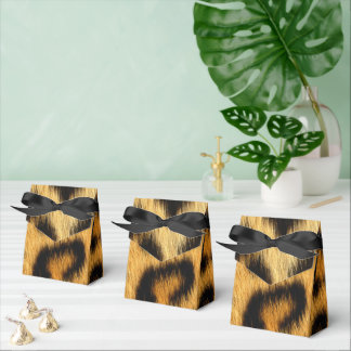 Leopard Skin Animal Print Favor Box