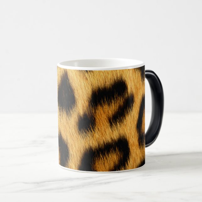 Leopard Skin Animal Print Magic Mug (Front Right)