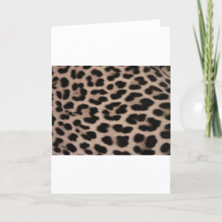 Leopard Skin background Card